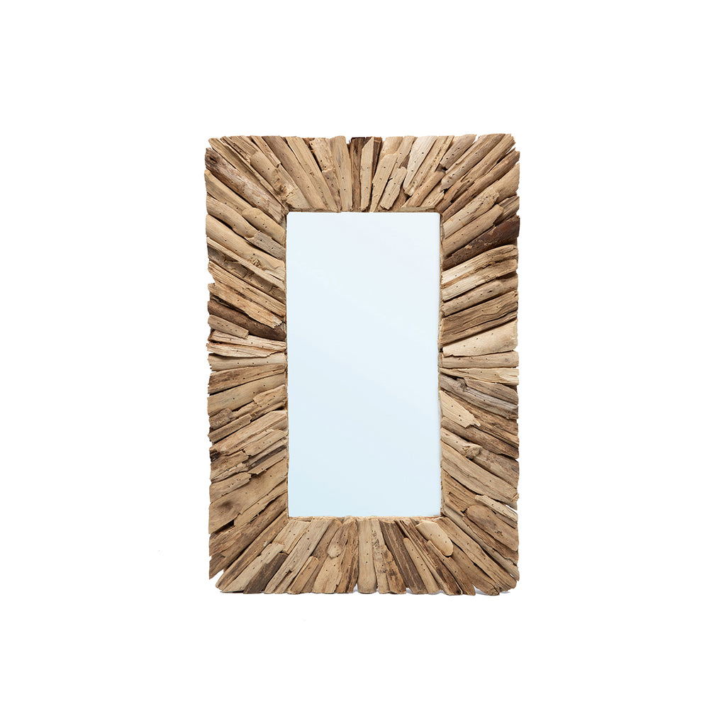 The Driftwood Framed Mirror - Natural - M