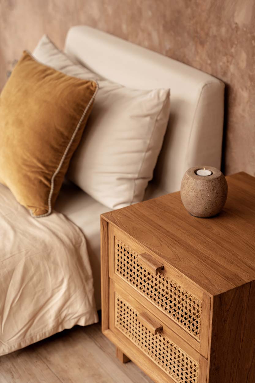 The Cavestone Candle Holder - Brown