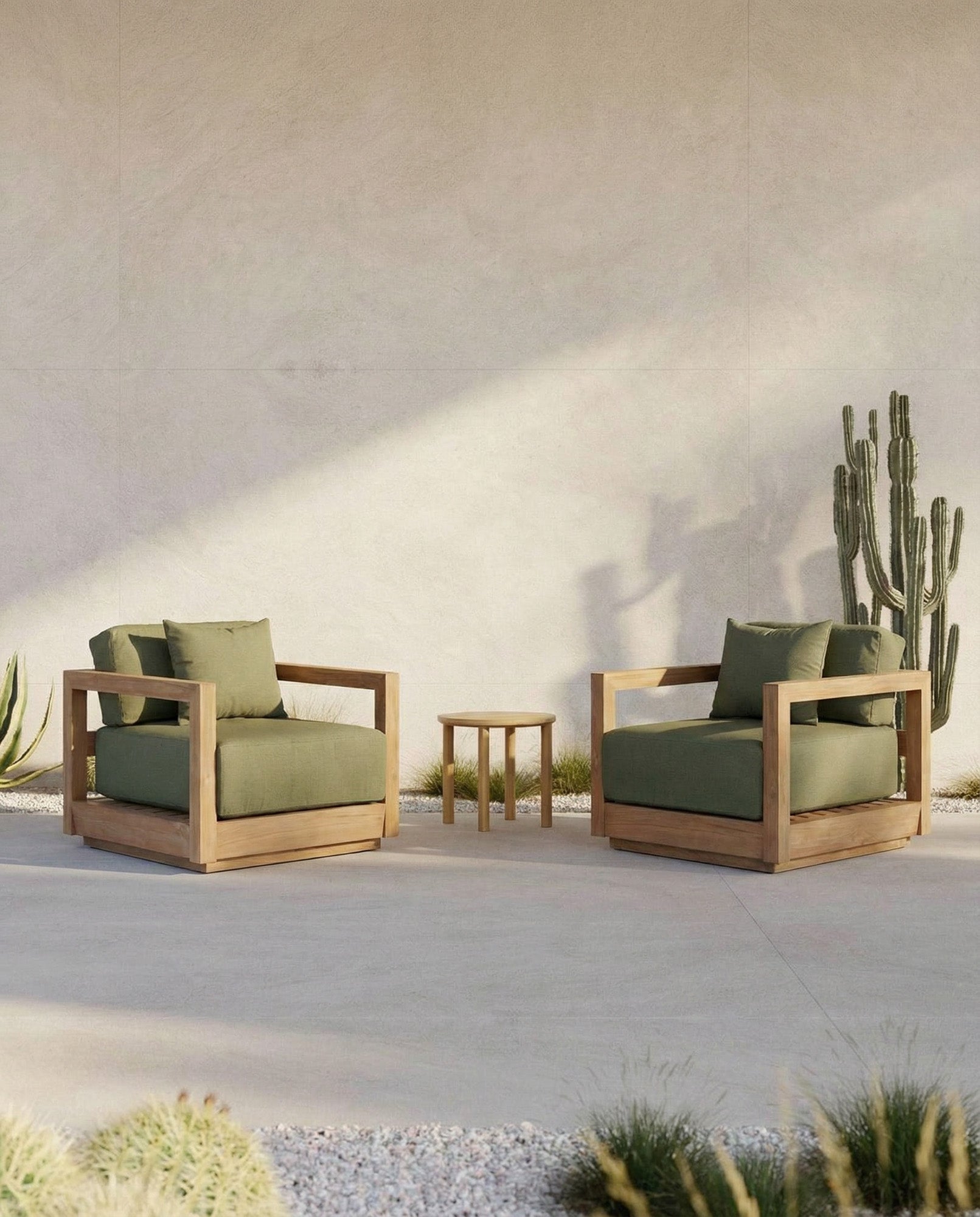 The Umalas One Seater Sofa - Outdoor - Green Alga