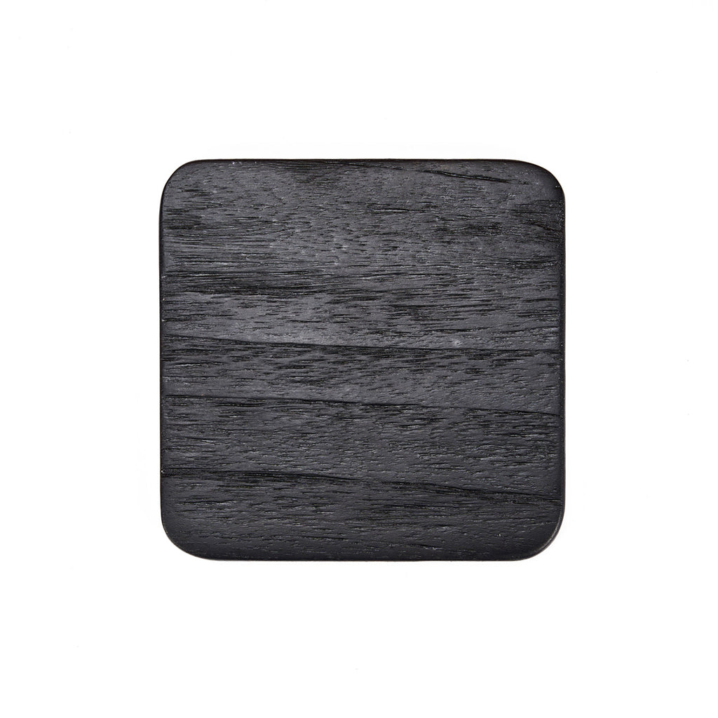 The Material Coaster - Medium Rustic Black