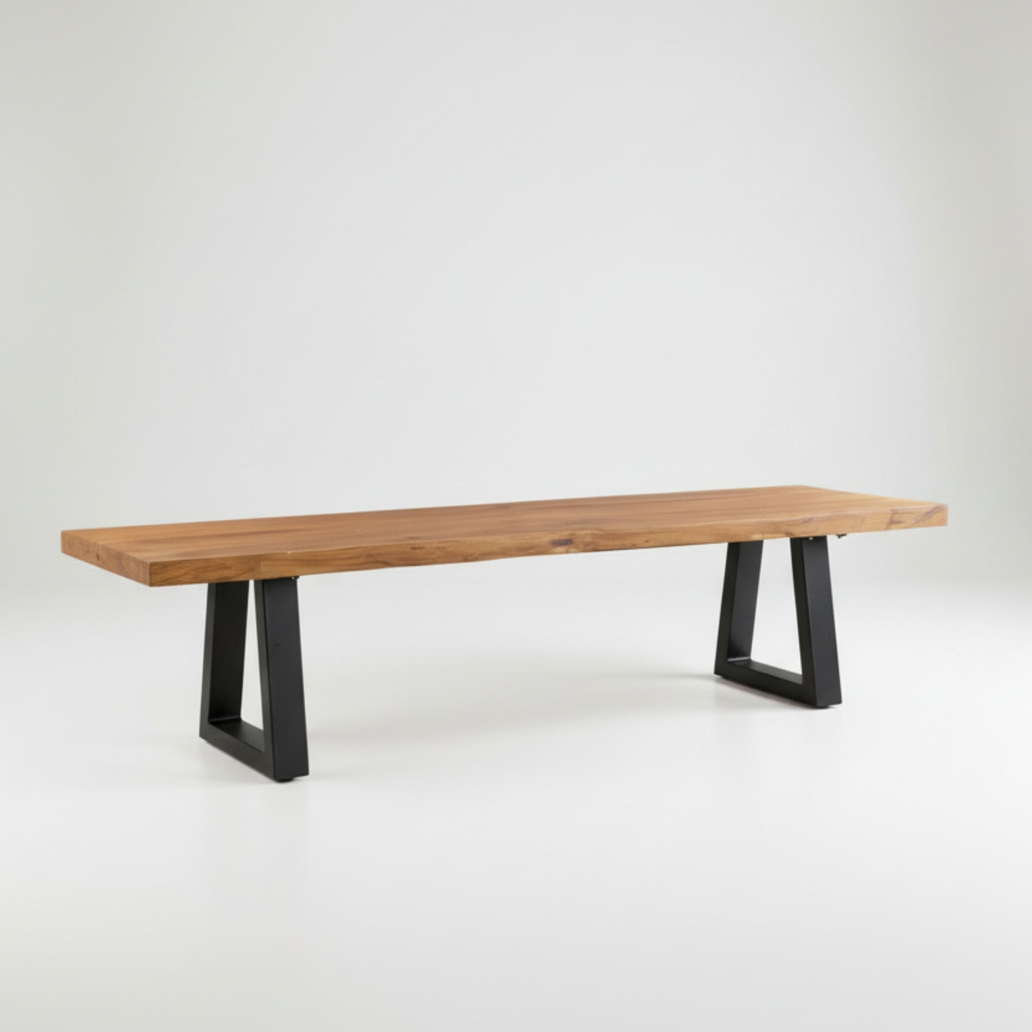 The Bench With Iron Legs - Natural - 220