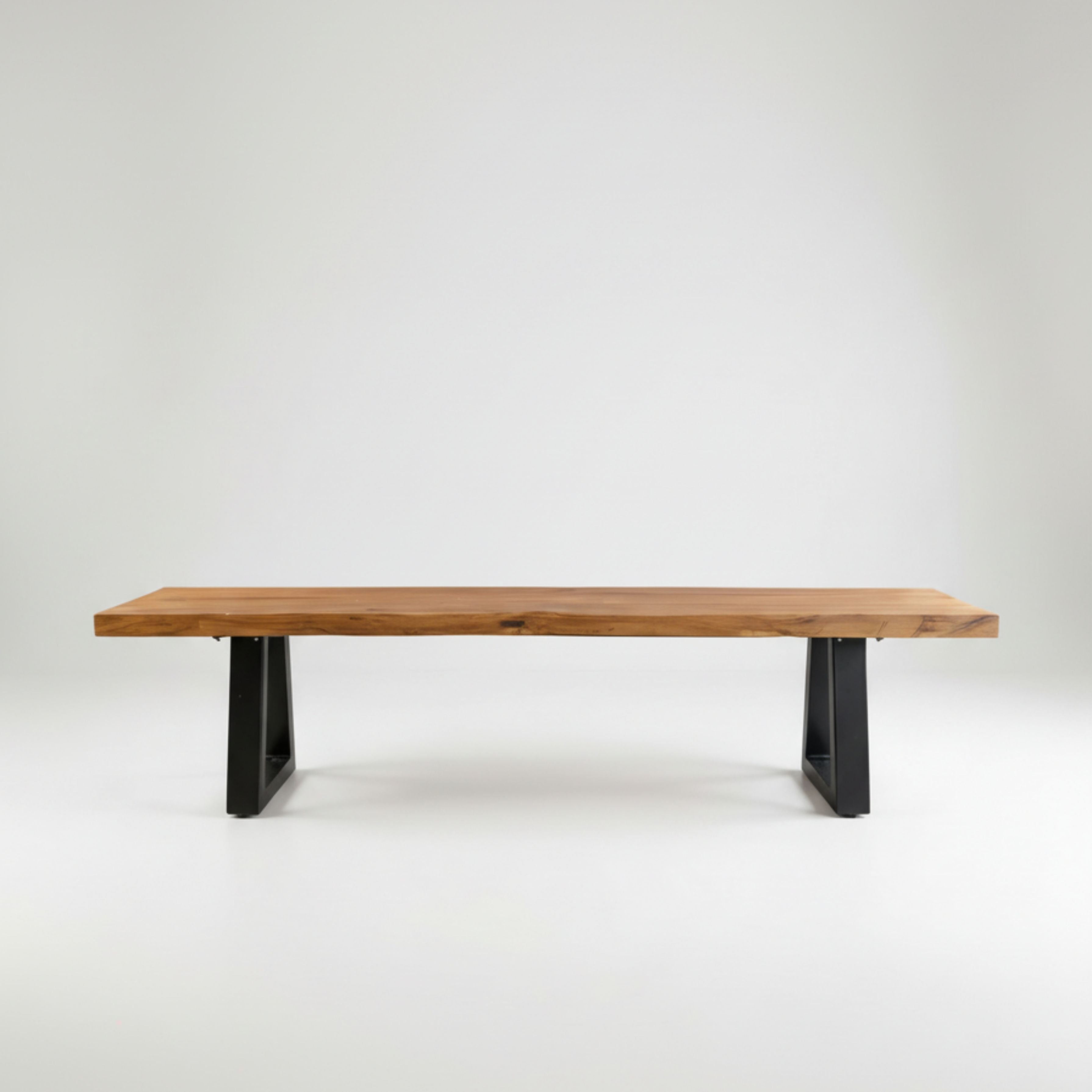 The Bench With Iron Legs - Natural - 220