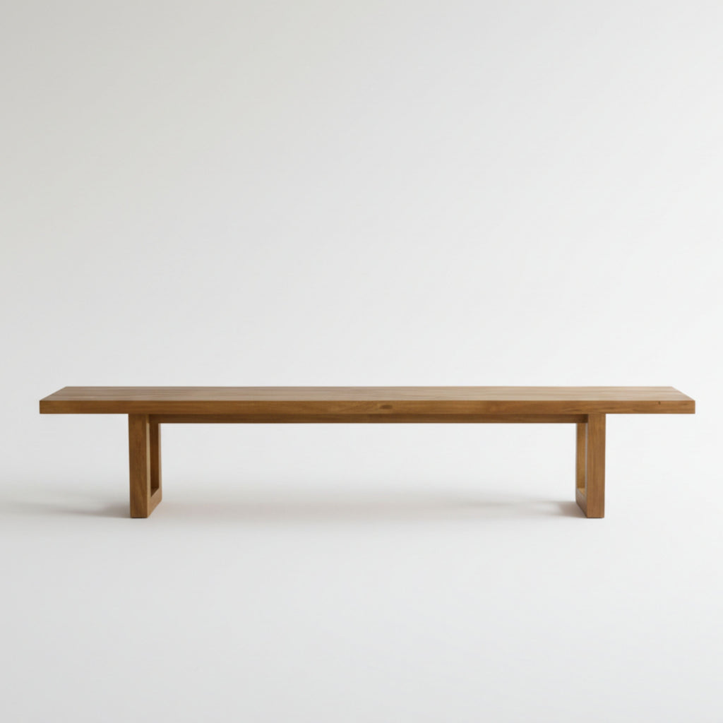 The Bench With Square Foot - Natural - 280
