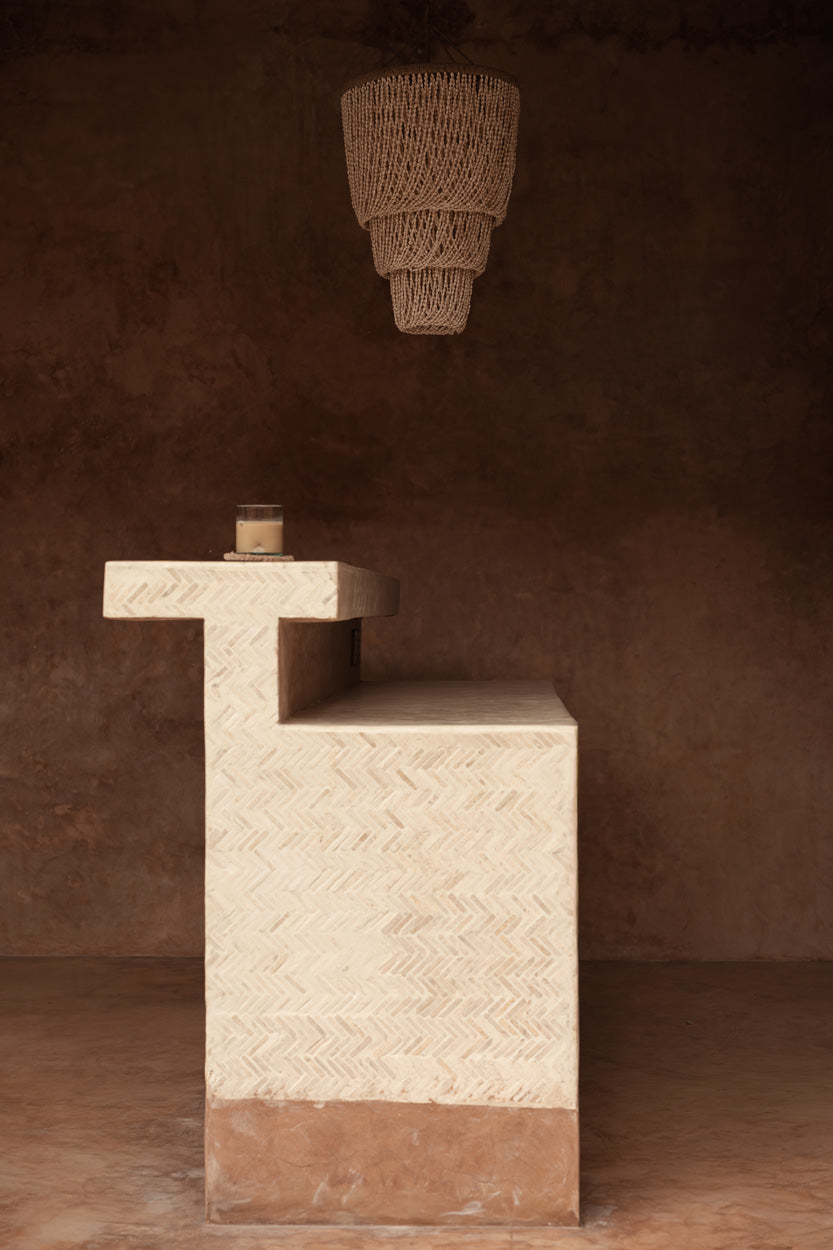 The Lagoon Shell Chandelier - Natural - L