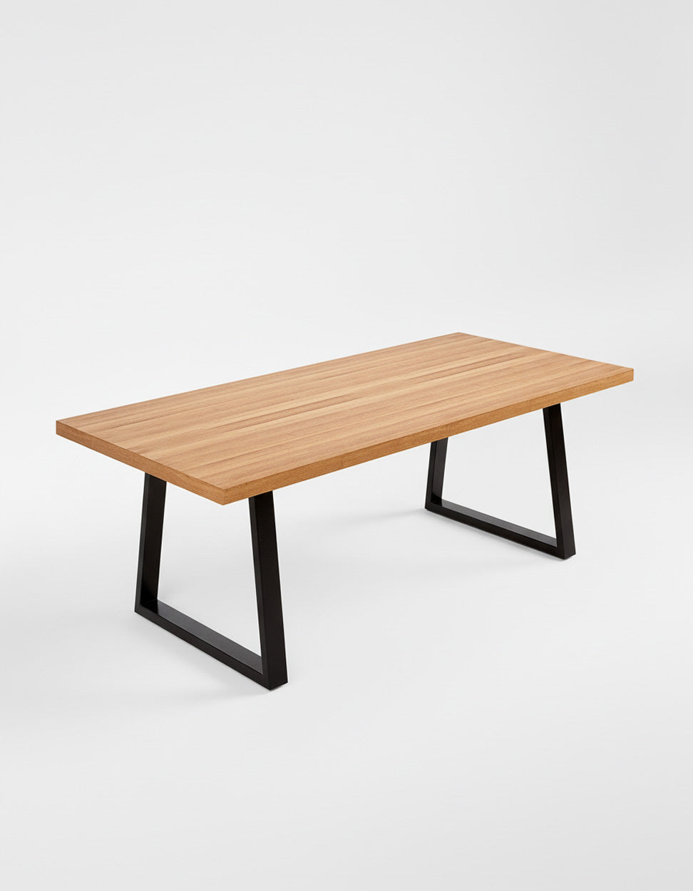 The Dining Table With Iron Legs - Natural - 220