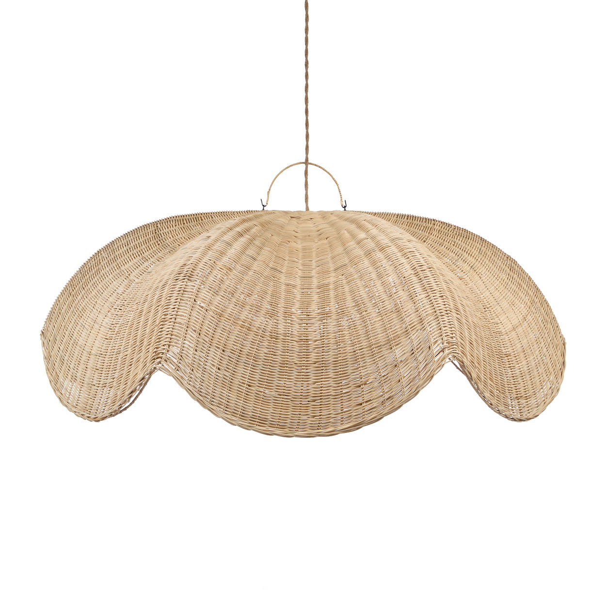 The Wave Pendant - Natural - L