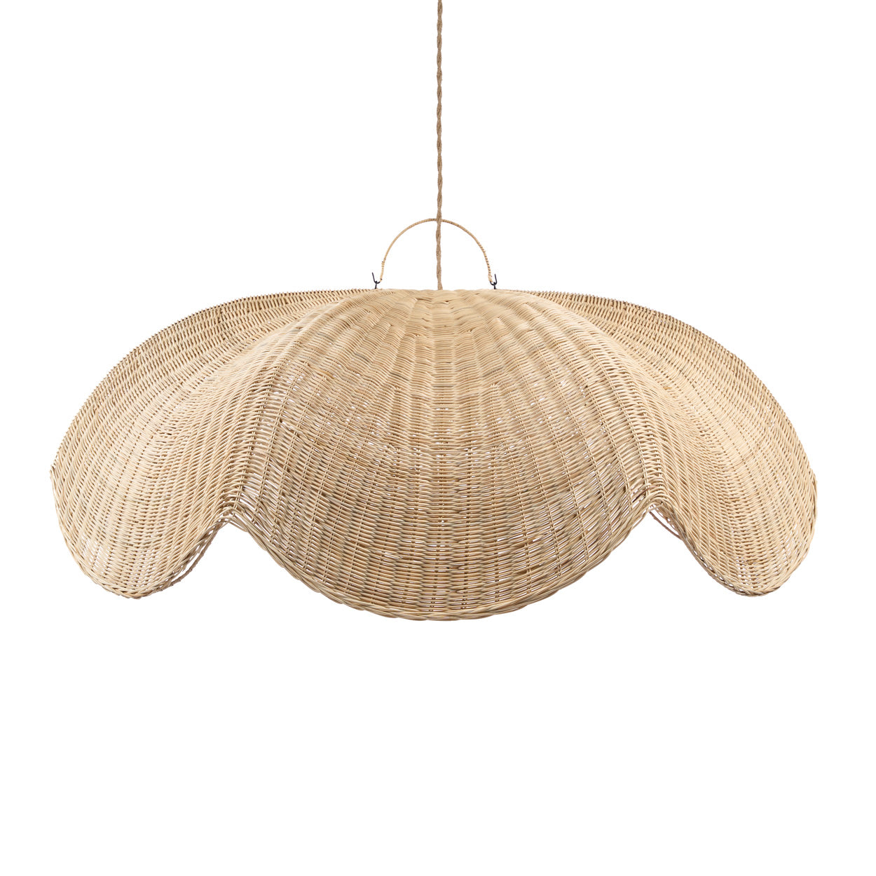 The Wave Pendant - Natural - L