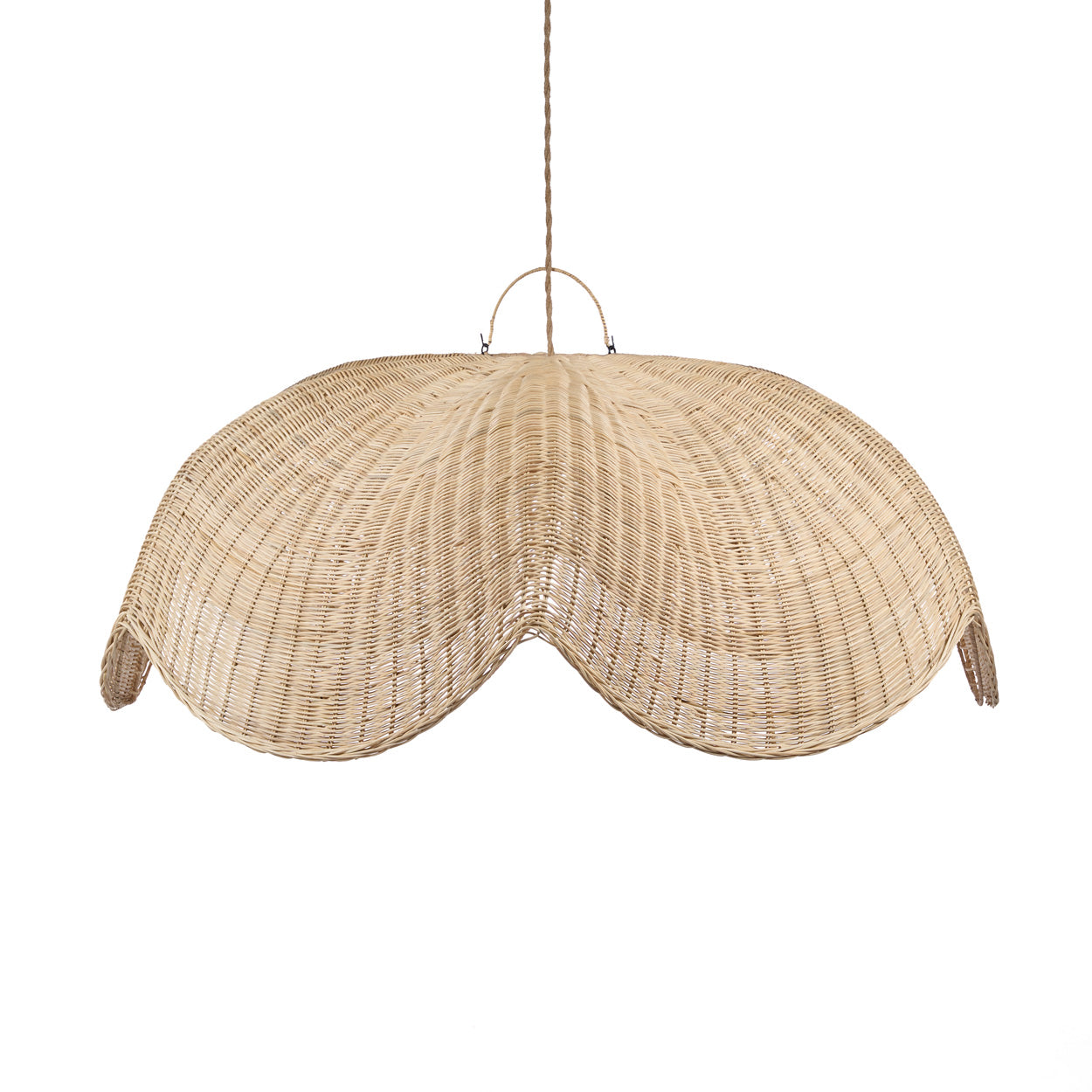 The Wave Pendant - Natural - L