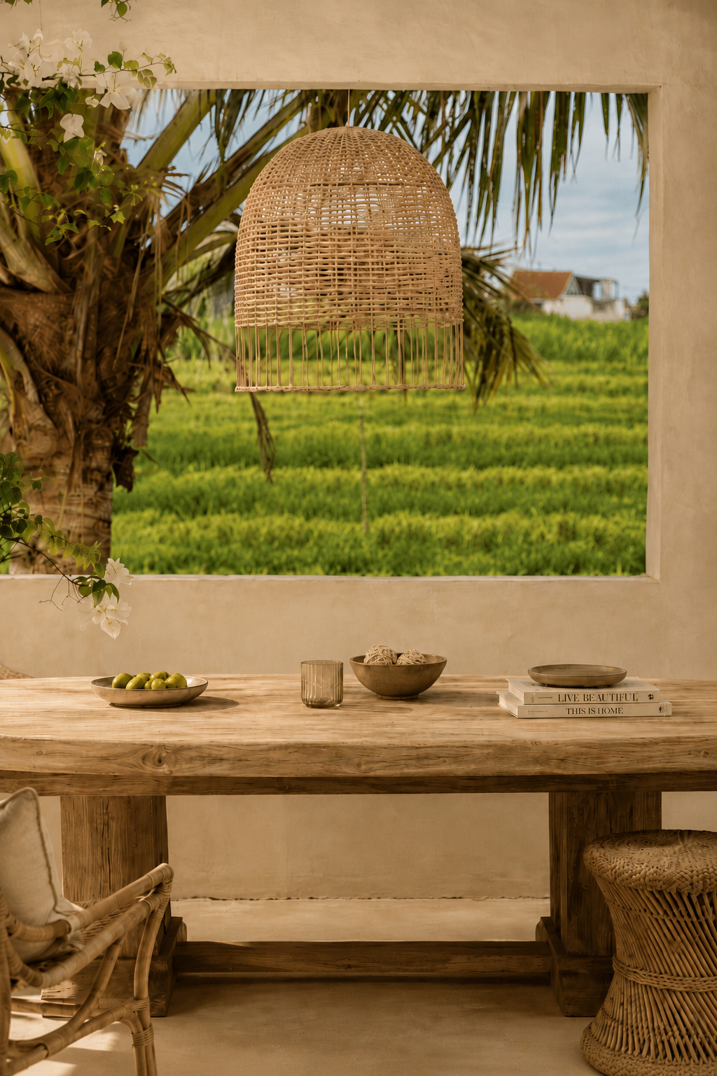 The Amalfi Pendant - Natural - M