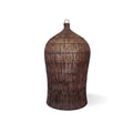 The Woven Bell Pendant - Dark Walnut - L