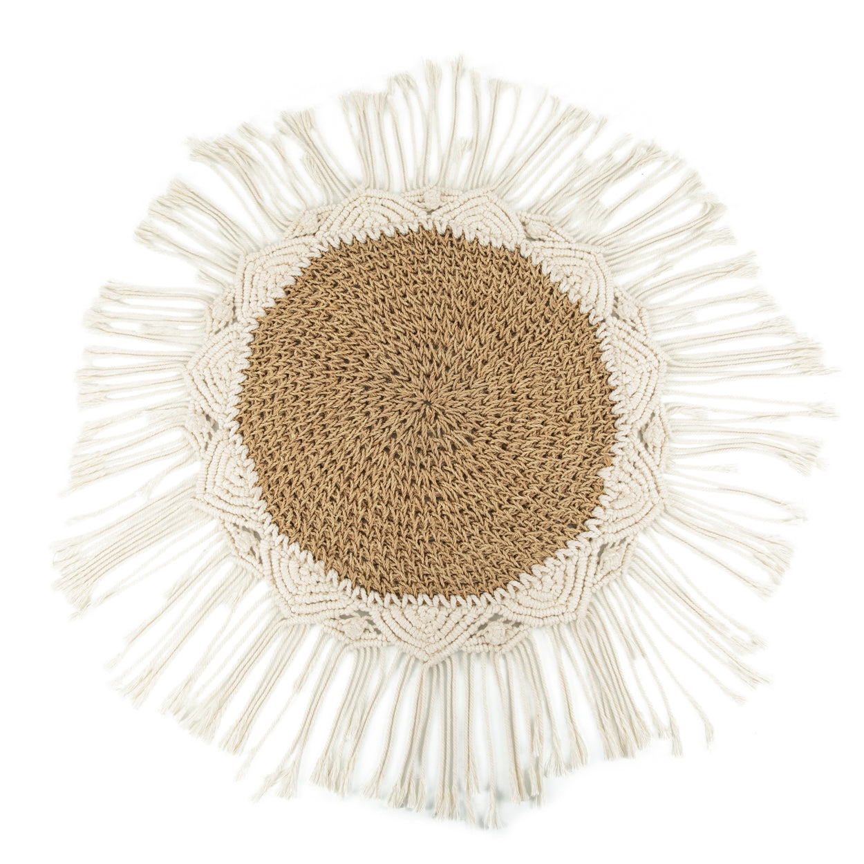 The Boho Center Piece - Natural White
