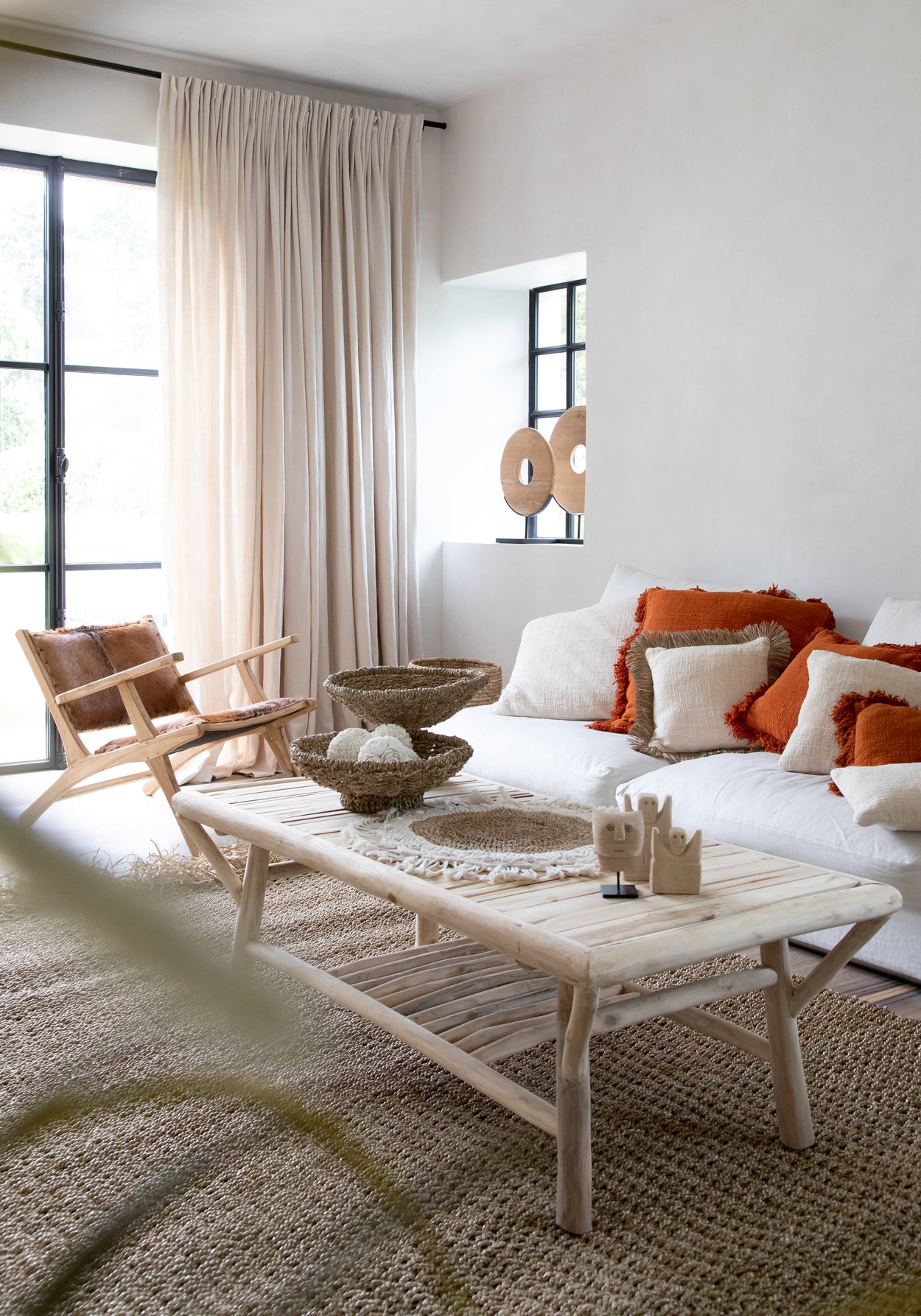 The Boho Center Piece - Natural White