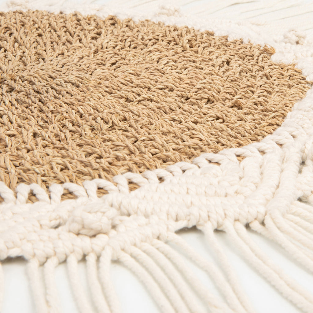 The Boho Center Piece - Natural White