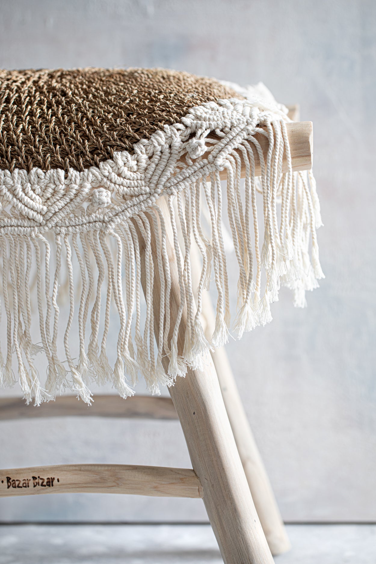 The Boho Center Piece - Natural White