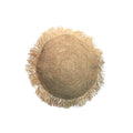 The Raffia Cushion Cover Round - Natural - 40x40