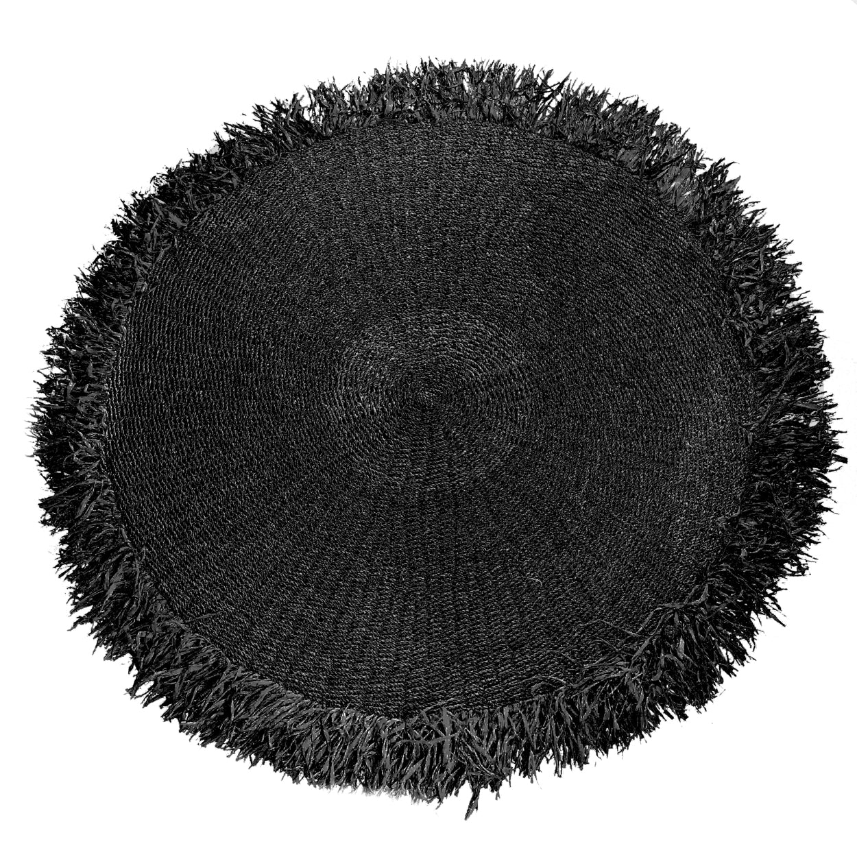 The Fringed Carpet - Black - 150
