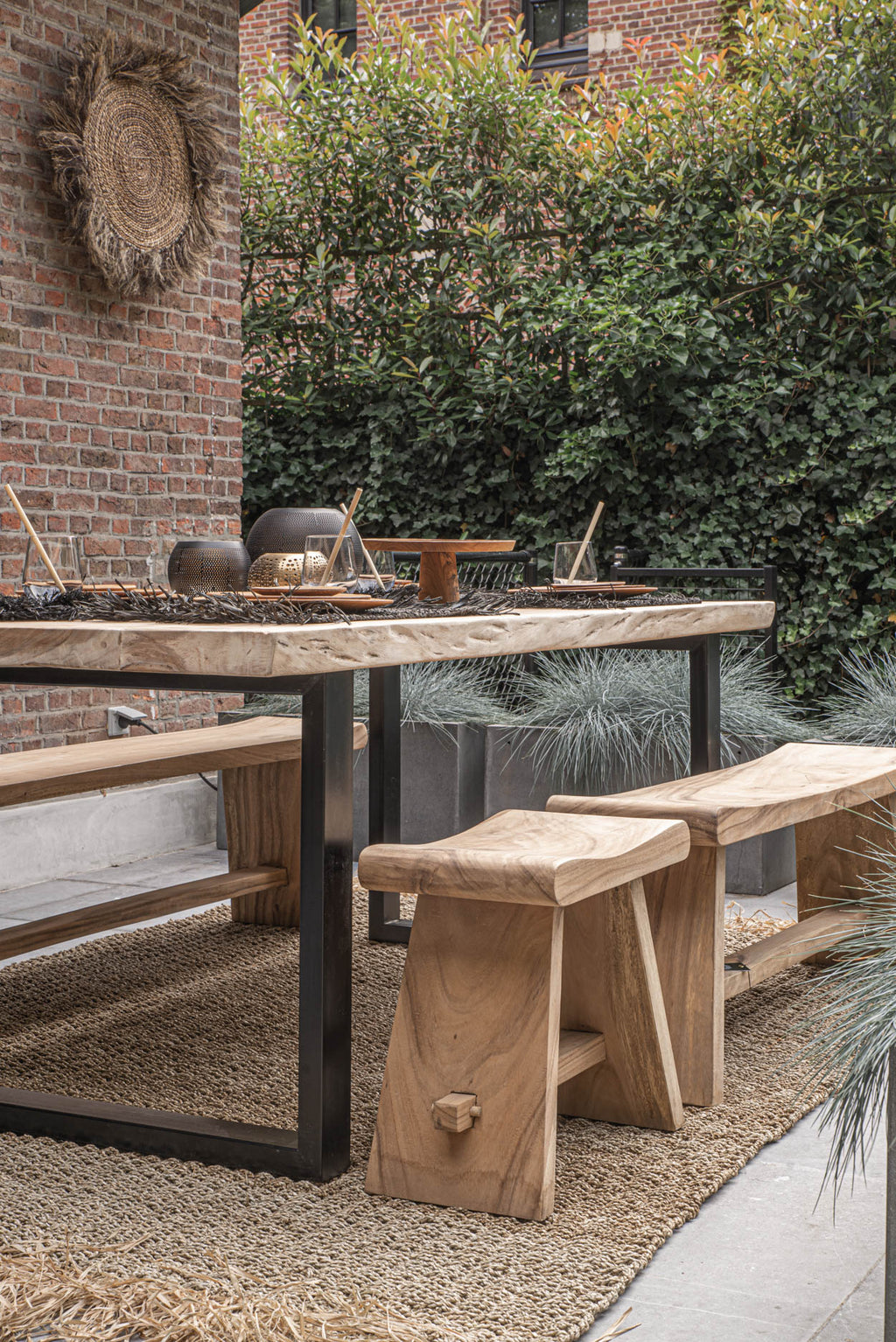 The Suar Bench - Natural - 180