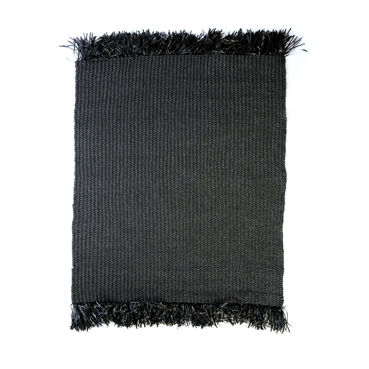 The  Fringed Carpet - Black - 180x240