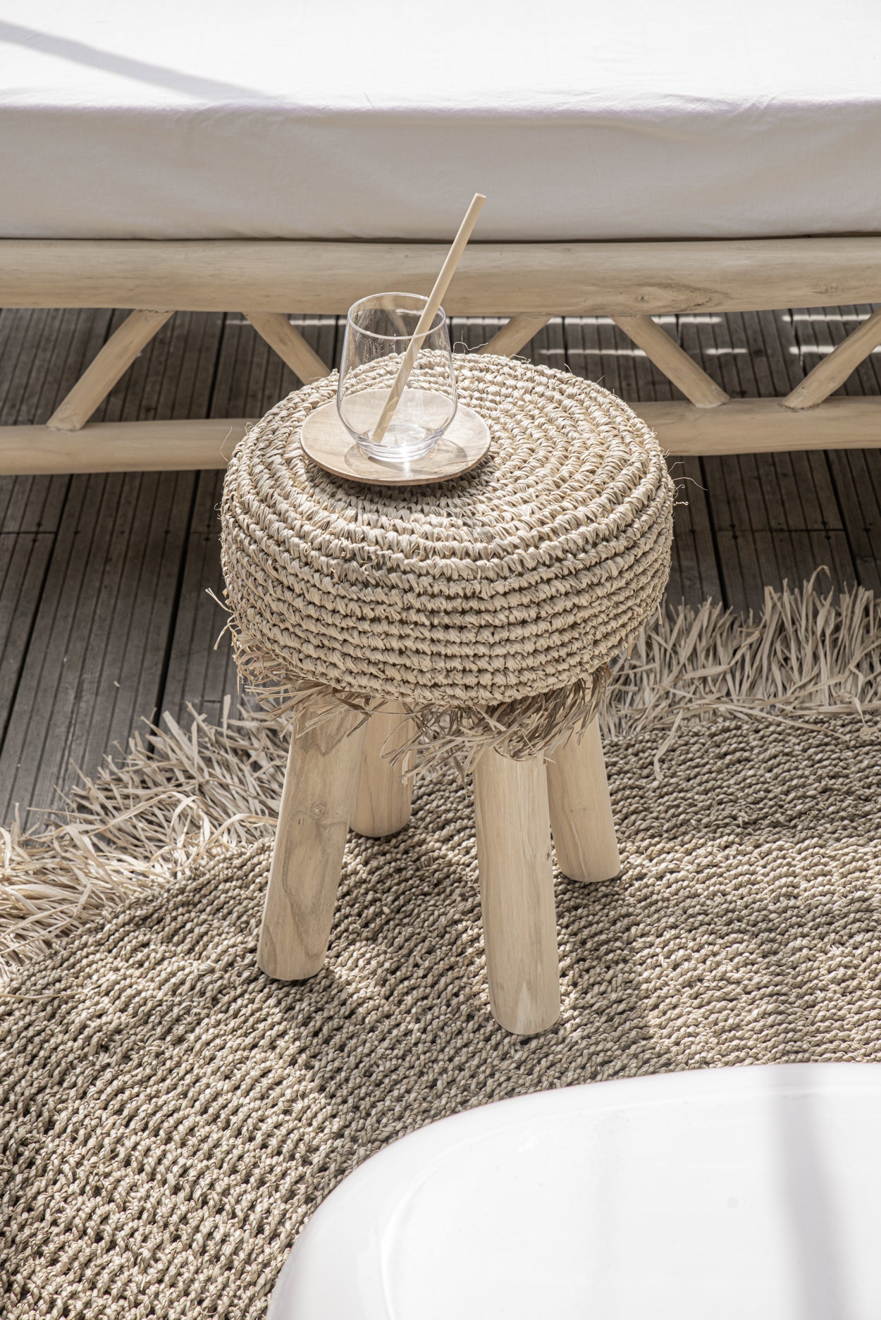 The Fringed Carpet - Natural - 200