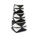 The Beaded Diamond Basket - Black White - SET3
