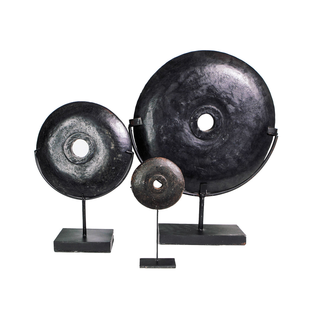 The Black River Stone on Stand - L