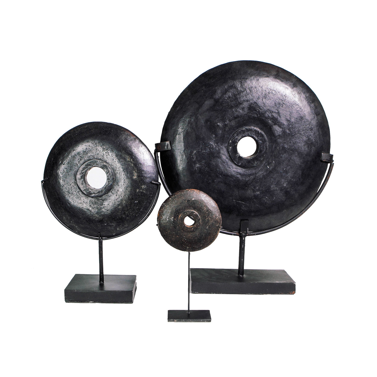 The Black River Stone on Stand - L