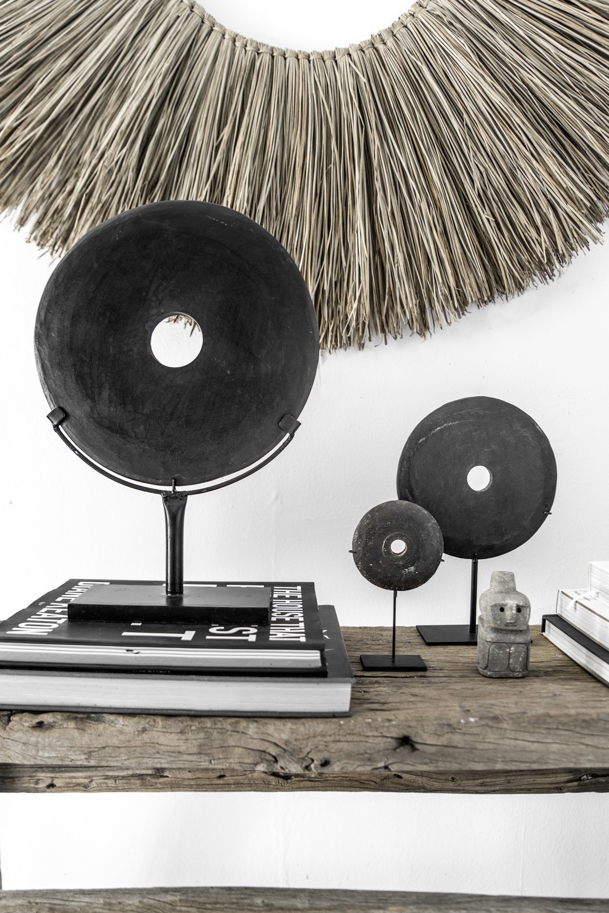 The Black River Stone on Stand - M