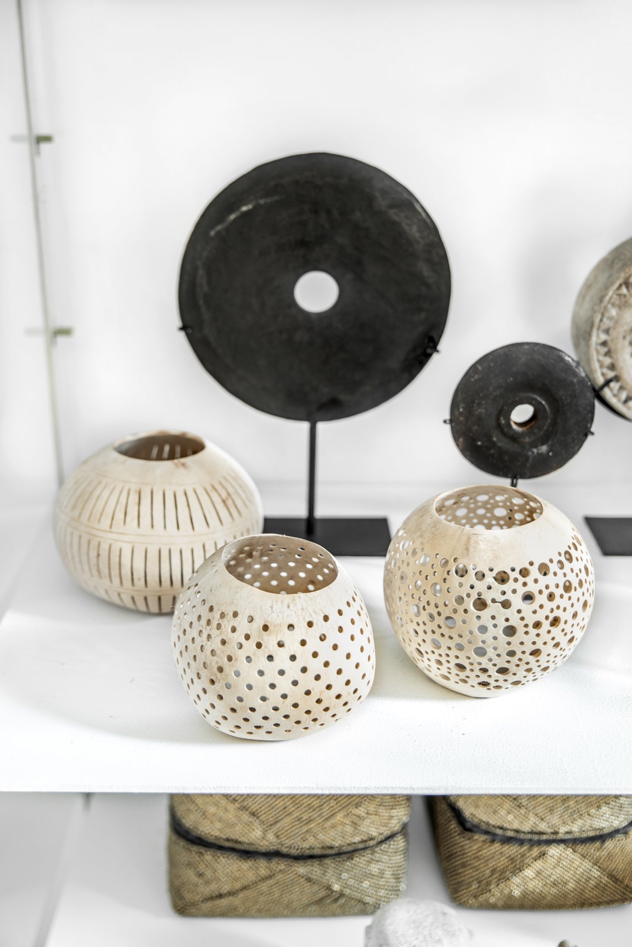 The Black River Stone on Stand - M