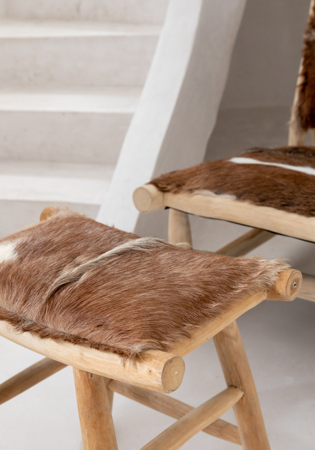 The Island Fuzzy Chair - Natural Brown