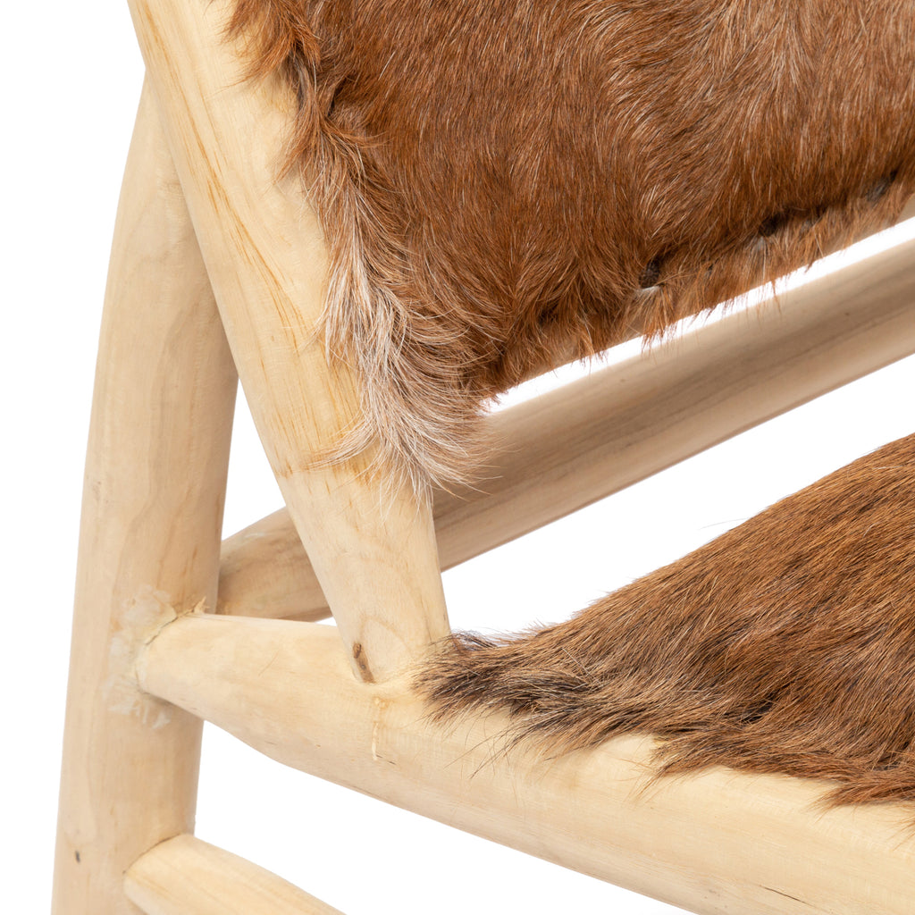 The Island Fuzzy Chair - Natural Brown