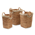 The Hyacinth Cowrie Flower Basket SET3