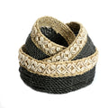 The White Sunday Baskets - Black Natural - SET3