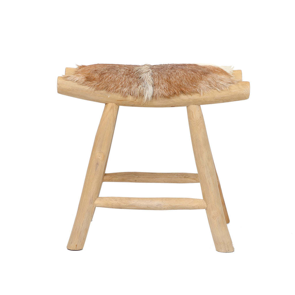 The Island Comfy Stool - Natural Brown