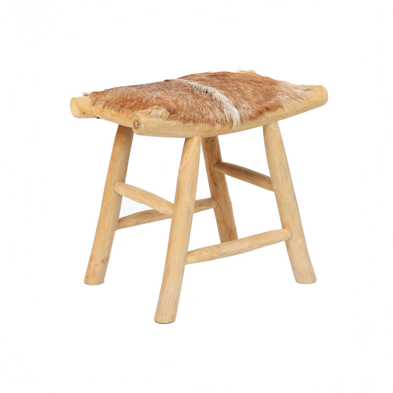 The Island Comfy Stool - Natural Brown