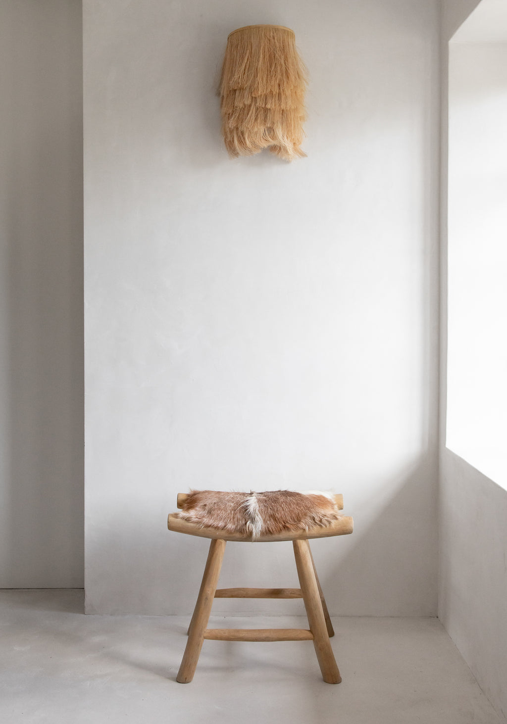 The Island Comfy Stool - Natural Brown