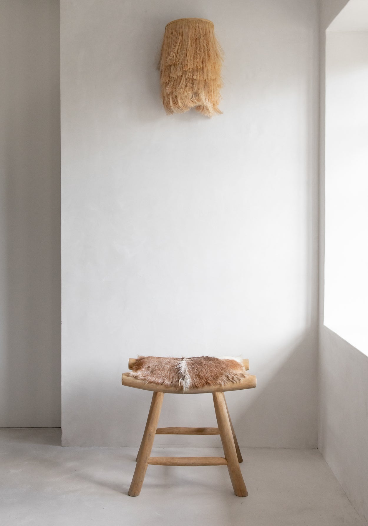 The Island Comfy Stool - Natural Brown