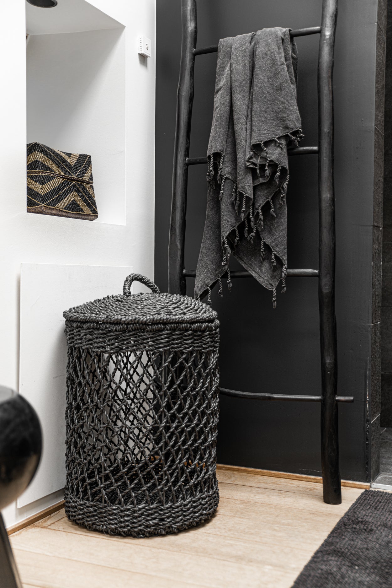 The Laundry Basket - Black - Set of 3