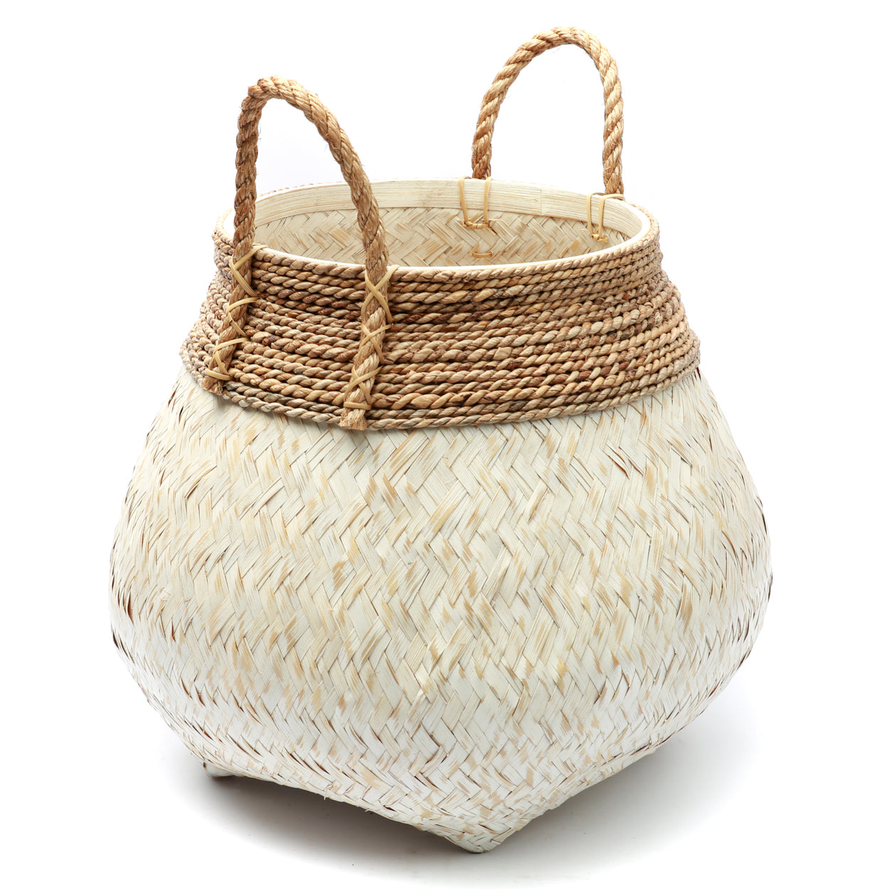 The Belly Basket - Natural White - L