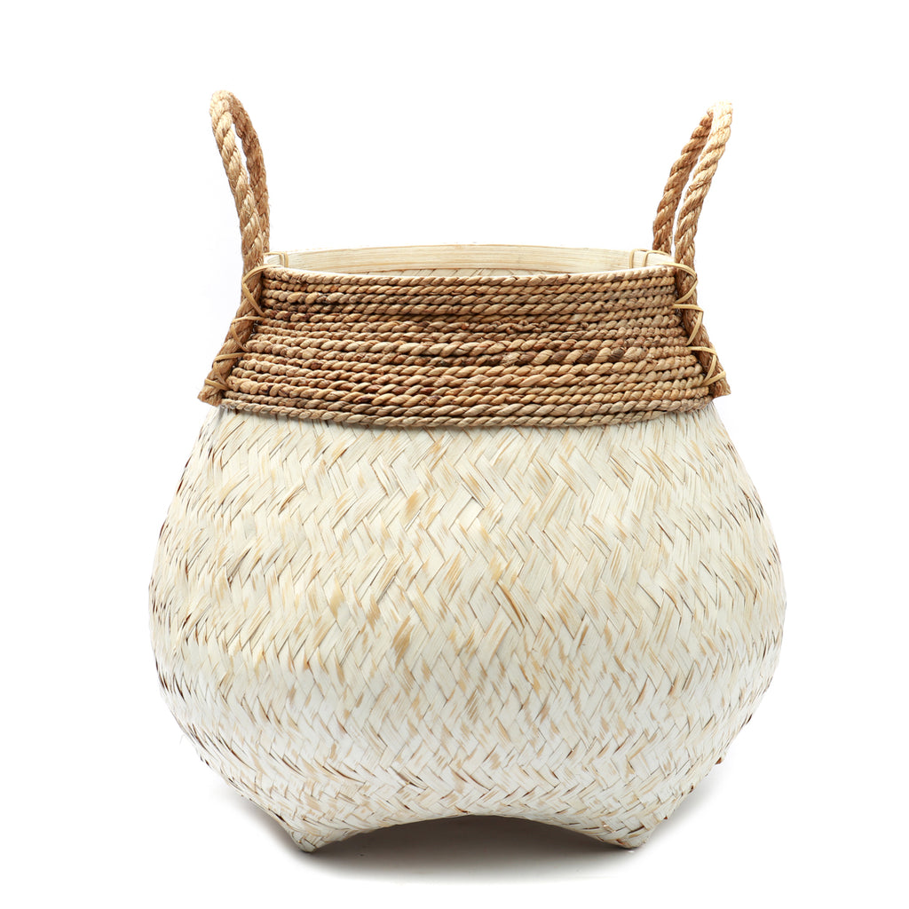 The Belly Basket - Natural White - L