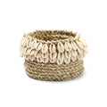 The Weaved Cowrie Basket #3 - Natural