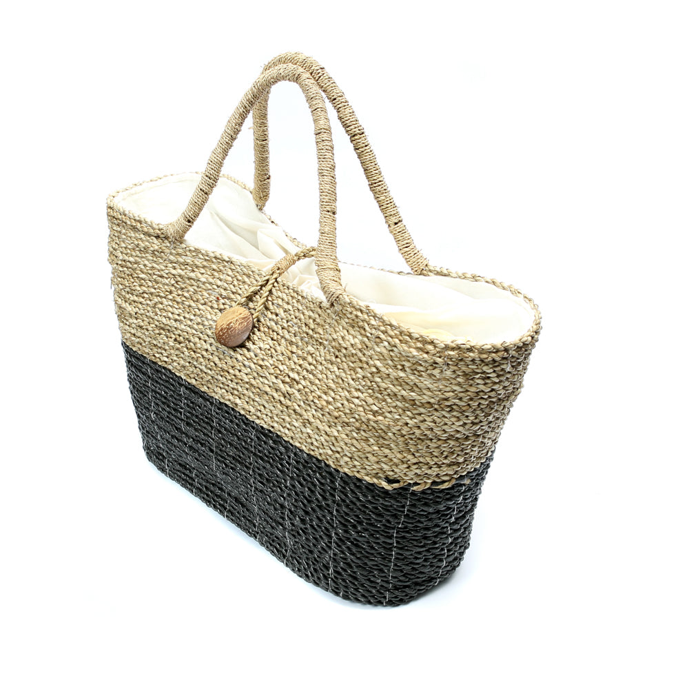 The Seminyak Basket - Natural Black