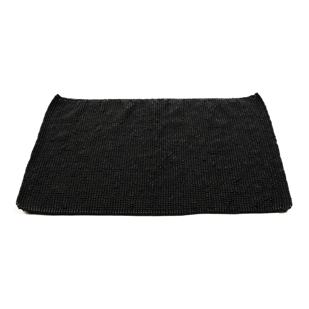The Beaded Placemat - Black
