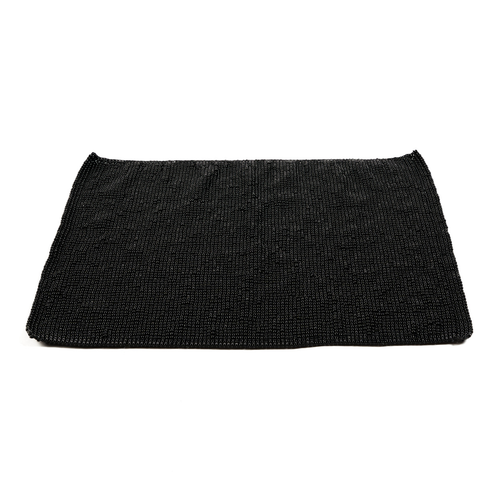 The Beaded Placemat - Black