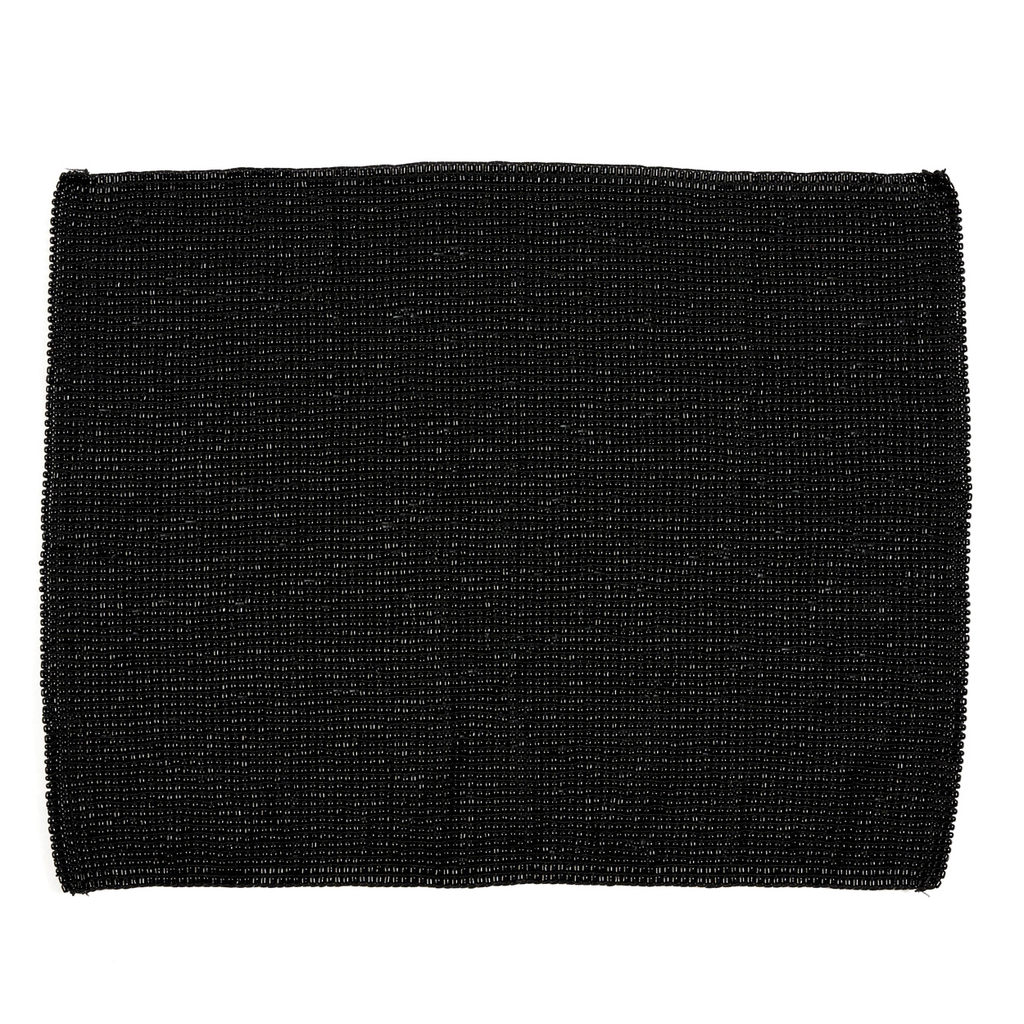 The Beaded Placemat - Black