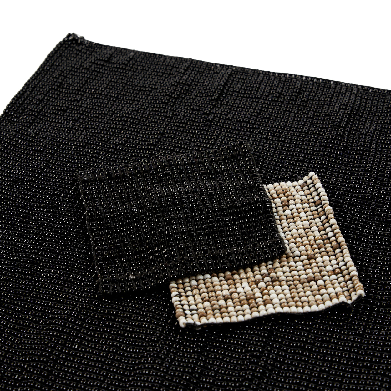 The Beaded Placemat - Black