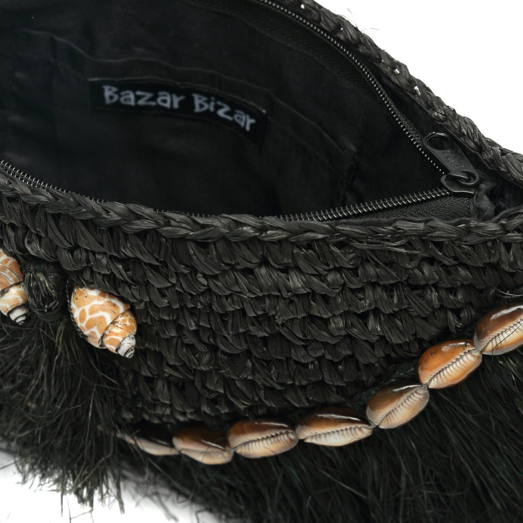 The Island Clutch - Black