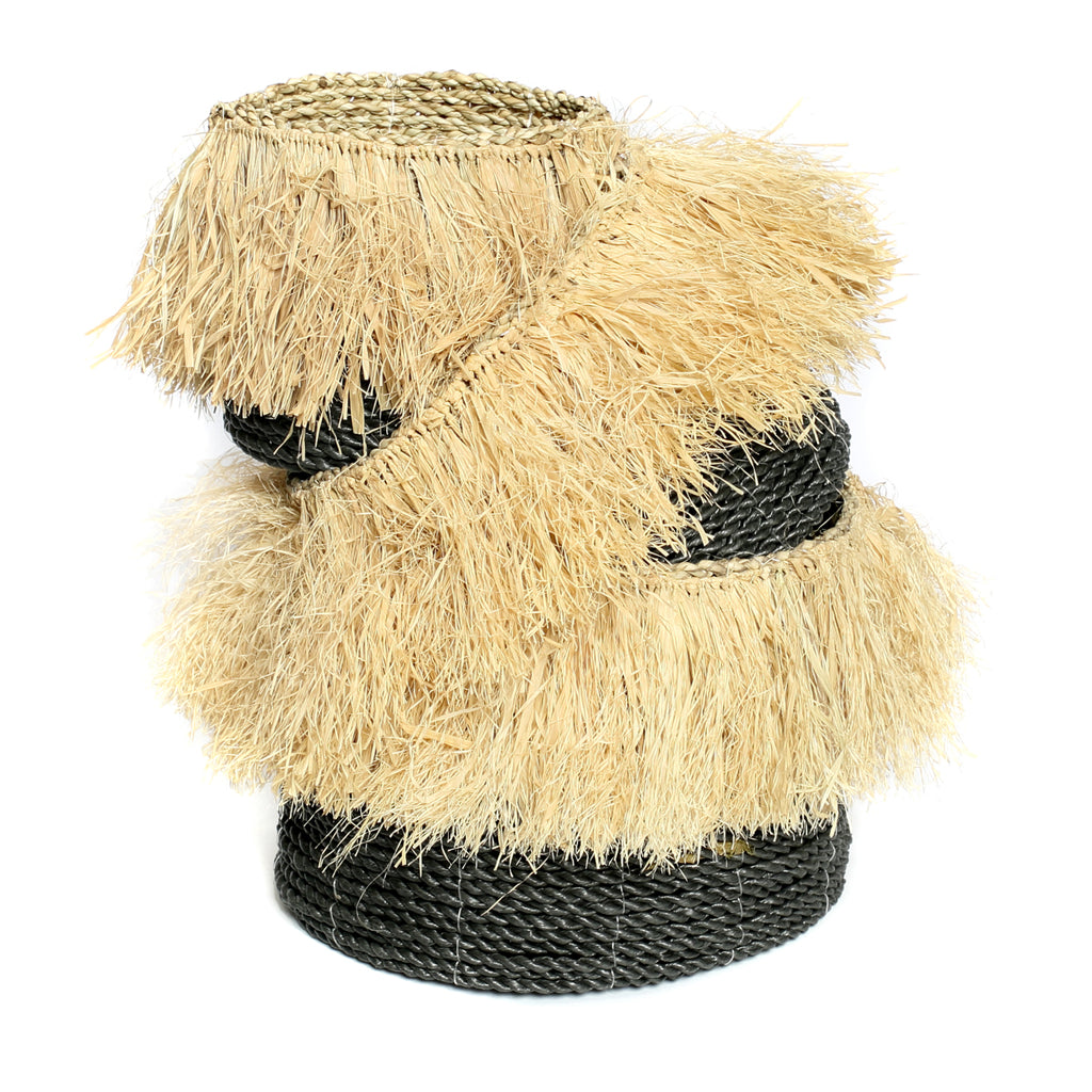 The Aloha Baskets - Black Natural - SET/3