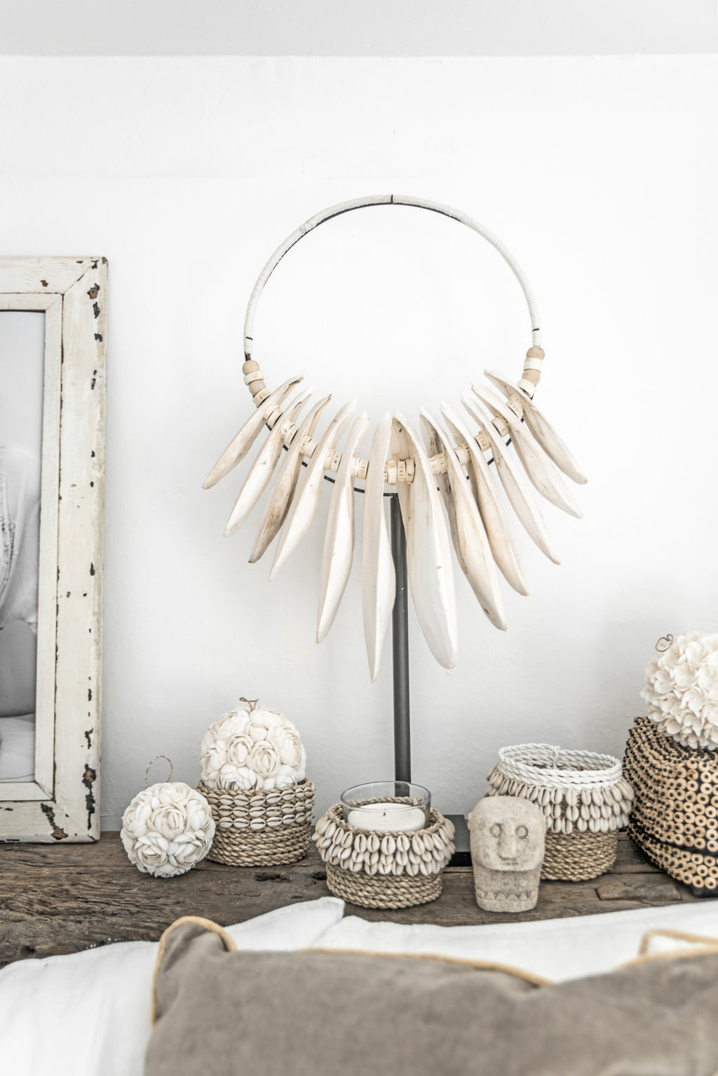 The Flower Shell Ball - White - L