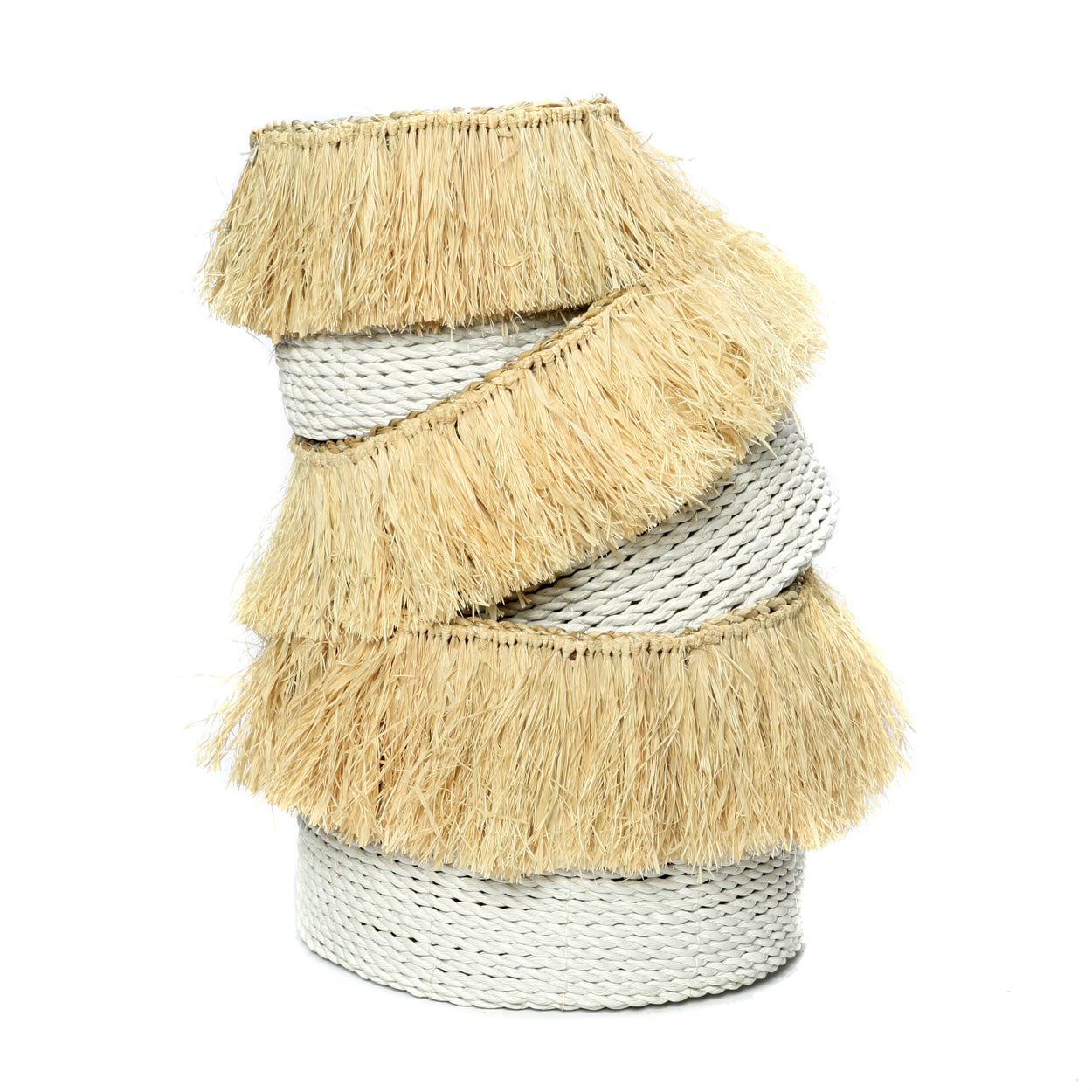 The Aloha Baskets - White Natural - SET/3