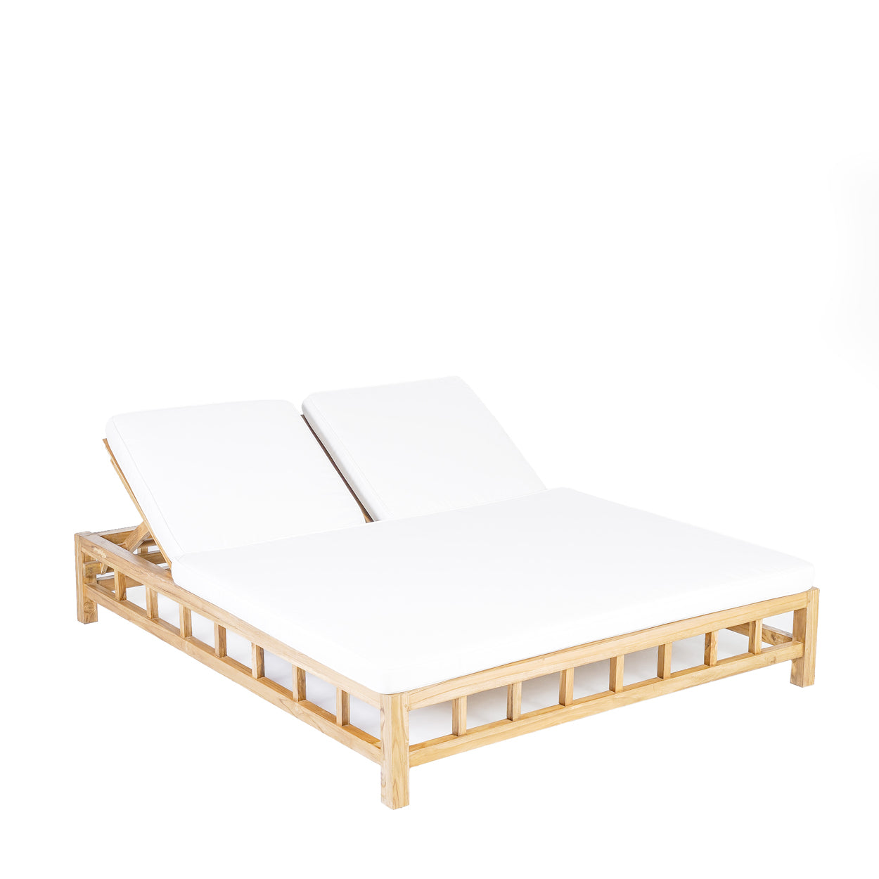 The Shibari Double Sunbed - Natural White
